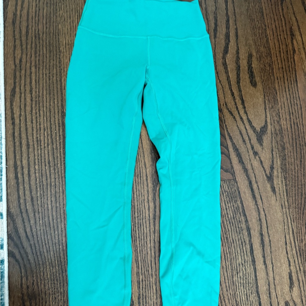 Lululemon teal align leggings size 6